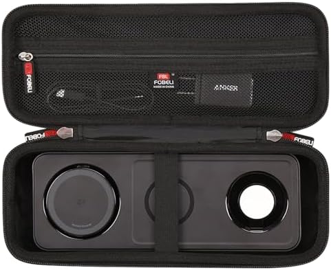 Ultimate Protection Hard Travel Case for Anker Foldable 3-in-1 Wireless Charging Station – Lightweight, Waterproof EVA Storage Solution for On-the-Go Charging Essentials