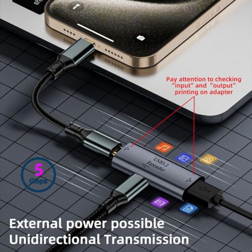 Chenyang USB C Active Connector – Premium High-Speed Female to Female Adapter for Effortless Data Transfer & Charging – Achieve 10 Gbps Speeds with Compact, Portable Design – Ideal for Laptops, Smartphones, Tablets & Peripherals – Reliable Connectivity with Enhanced Signal Quality for Everyday Use