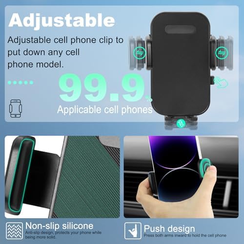 KAKSEY Advanced Car Phone Holder & Dashboard Organizer for 2020-2025 Chevy Corvette C8 – Ultimate Hands-Free Navigation Mount with Sleek Design for Optimal App Access – Clutter-Free Solution for Modern Drivers