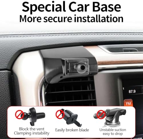 Premium Dashboard Phone Holder for 2009-2012 Ram 1500 & 2010-2012 Ram 2500/3500 – Enhanced Mobile Device Stability and Interior Style for Safe Navigation and Hands-Free Calling – Ultimate Vehicle Accessory for Modern Drivers