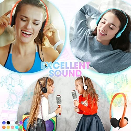 Chumia 50-Piece Classroom Over-Ear Headphones Set – Stylish Dark Blue Adjustable Earphones for Kids, Teens & Adults – Ideal for Enhancing Online Learning, Group Collaboration & Device Compatibility