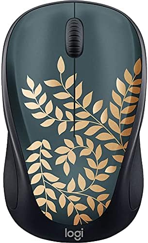 Transform Your Workspace with the Logitech Design Collection Golden Garden Limited Edition Wireless Compact Mouse – A Unique Blend of Artistry and Ergonomics for Effortless Navigation and Style!