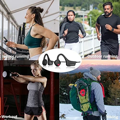 Revolutionary Open Ear Bone Conduction Headphones – Advanced Bluetooth 5.0 Sports Earphones with IP65 Waterproof Protection, Rapid Type-C Charging, and Feather-Light 25 g Design for Exceptional Sound Clarity and Outdoor Safety Awareness
