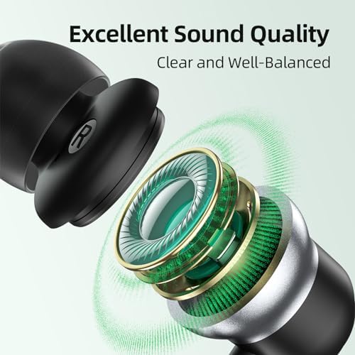 Discover Unmatched Sound with USB C Wired Earbuds – Premium Noise Cancelling Earphones for Samsung S24, S23 Ultra, and i Phone 16 Pro Max – Enhanced Microphone, Convenient Volume Control, and Magnetic Design for Ultimate Portability and Crystal-Clear Audio Quality Across All Devices