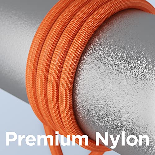 Enhanced 6 FT Nylon USB C Charger Cable (2 Pack) – Fast 60 W Power Delivery for i Phone 15 Series, Mac Book Air/Pro, Samsung Galaxy S23, and More – Durable Design for Efficient Charging and Data Transfer