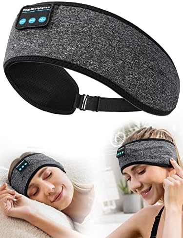 Adjustable Wireless Sports Headband with Integrated Speakers – Optimal Comfort for Active Lifestyles, Yoga, and Rest – Long-Lasting Battery Life & Broad Device Compatibility for Ultimate Freedom