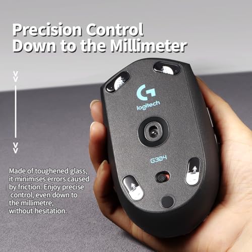 Transform Your Gameplay with immoenuc Glass Mouse Skates for Logitech G502 X Plus & Lightspeed – Ultra-Smooth, Durable Feet Pads for Enhanced Speed and Precision in Gaming Performance!