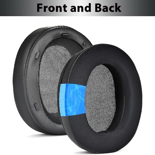 Upgrade Your Sony WH-XB910 N Headphones with Premium Memory Foam Earpads – Noise-Canceling Cushions Featuring Secure Buckle Design for Ultimate Comfort and Sound Isolation in Black – Perfect Replacement for Wired & Wireless Audio Enjoyment