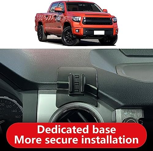 Toyota Tundra 2014-2021 Custom Phone Holder – Secure Smartphone Mount for Crew Max – Effortless Installation & Enhanced Safety for Navigation – Premium Auto Interior Accessory