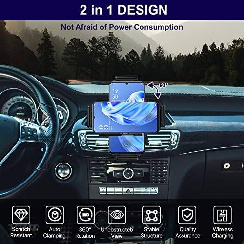 Revolutionary Mag Safe Car Charger with Integrated Cooling Fan – 15 W Fast Wireless Charging Mount for i Phone 16/15/14 Pro Max & Samsung Galaxy S25/S24 Ultra, Magnetic Air Vent Holder for Safe and Efficient Charging on the Go