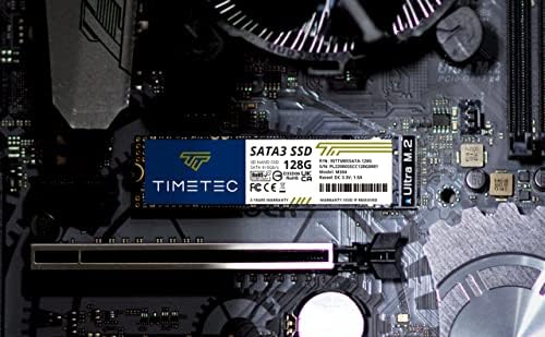 Timetec 256 GB M.2 2280 SATA III SSD – Lightning-Fast 550 MB/s Read Speeds with 3 D NAND Tech – Elevate Your Desktop & Laptop Performance – Ideal Upgrade for Gamers & Creators – Unmatched Reliability & Speed!