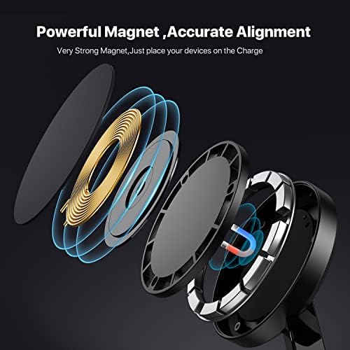 Experience the Future of Charging with the UD 3-in-1 Mag-Safe Fast Charging Station for Apple Devices – Ultimate Power Hub for i Phone 15/14/13/12, Apple Watch Series 1-9/Ultra, and Air Pods Pro – Sleek Design, Rapid Charging, and Enhanced Device Compatibility for a Clutter-Free Experience.