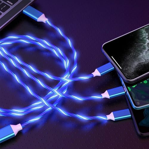 IHAO 60 W USB Type C to Type C Fast Charging Cable with LED Current Indicator – High-Speed Data Transfer for Android & i OS Devices – 39 Inch Universal Charger in Vibrant Green – Durable, Efficient Power Delivery for Modern Tech