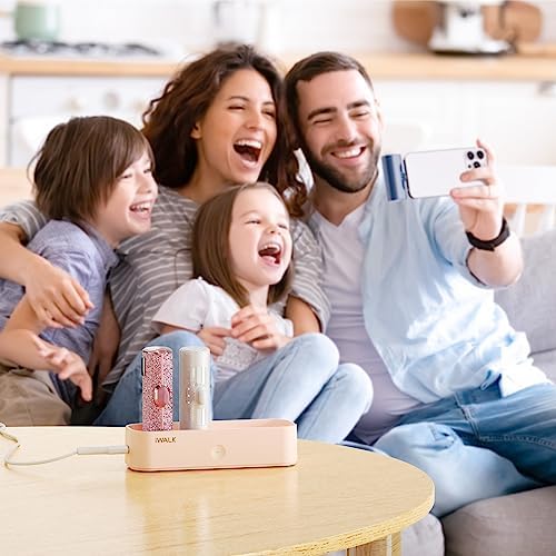 i WALK Family-Sized USB-C Charging Station for Portable Power Banks – Efficient Multi-Device Dock for i Phone & More – Sleek Design, Fast Charging, Enhanced Compatibility – Ideal Home & Office Solution in White