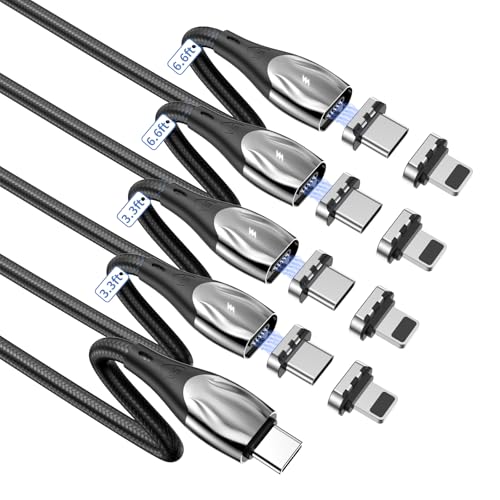 High-Performance 100 W Magnetic USB-C Charging Cable with Right Angle Design | 480 Mbps Data Transfer for Speed & Efficiency | Fast Charging Compatible with All USB-C Devices | Durable & Versatile Charging Solution