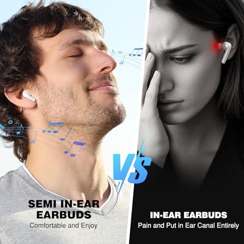 Premium Bluetooth 5.3 Noise-Cancelling Wireless Earbuds – Seamless Compatibility with i Phone 16/15 Pro Max & Samsung Galaxy S Series – Fast USB-C Charging Case for Ultimate Audio Freedom and Clarity