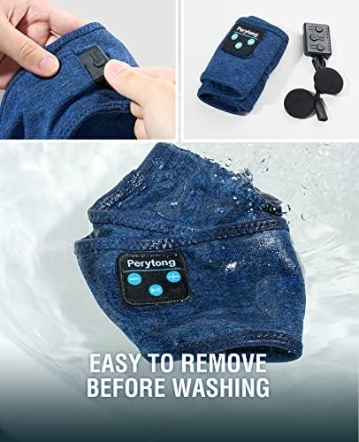 Perytong Wireless Bluetooth Sports Headband Headphones – Ultimate Comfort & Crystal-Clear Sound for Sleep, Yoga & Jogging – Perfect for Insomnia Relief, Meditation, and Easy Device Pairing