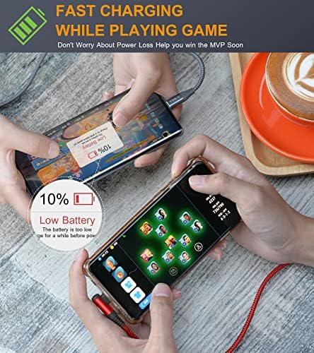 High-Speed USB-C to USB-C Charging Cable 60 W [2-Pack 10 ft] – Right Angle Design for i Phone 15 & 16, Mac Book Air/Pro, Samsung Galaxy S20-S25, Pixel – Ultimate Efficiency and Versatile Compatibility for Fast Data Transfer and Reliable Power Delivery