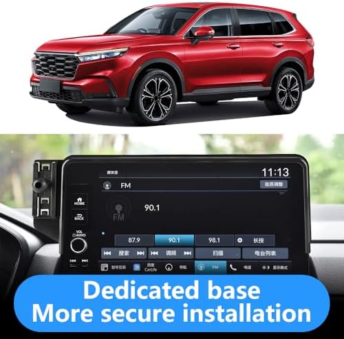 LUNQIN Premium Car Phone Holder for Honda CR-V & CR-V Hybrid (2023-2025) – Secure Mobile Cradle for Hands-Free Navigation, Charging, and Easy Access – Ultimate Auto Interior Accessory for Drivers Seeking Safety and Convenience