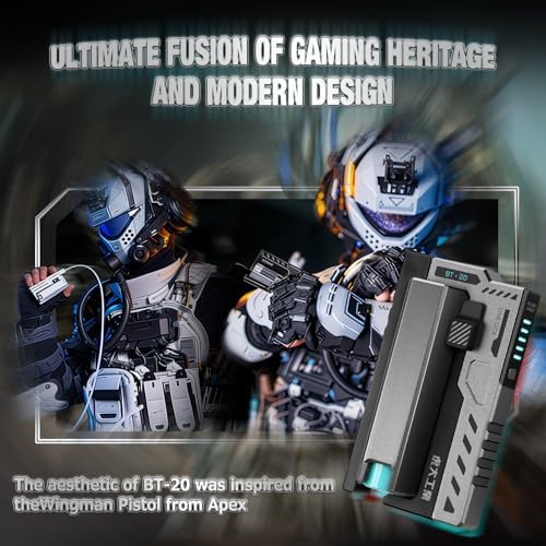 Tactical Portable Charger Case Power Bank – 20 W USB-C Multi-Device Charging Shell for i Phone 16/15, Mac Book & Samsung – Ultimate On-the-Go Power Solution (Battery Not Included) – Enhanced Style & Performance