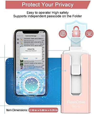 Sunany 512 GB High-Speed USB Flash Drive – Stylish Pink Memory Stick for Seamless Compatibility with Phones, Tablets, and PCs – Effortless Data Management for Photos, Videos, and More!