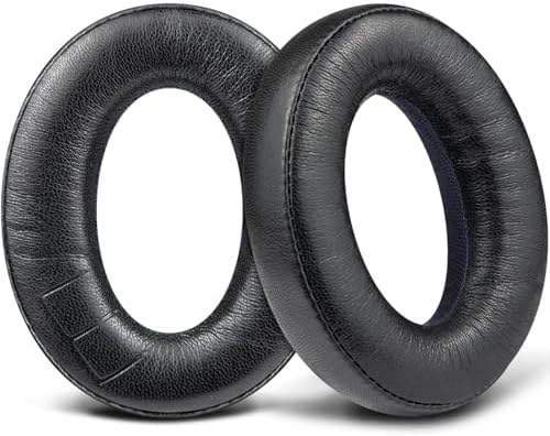 SOULWIT Luxury Earpads for Parrot Zik 1.0 Wireless Headphones – Premium Black Ear Cushions with Soft Protein Leather & High-Density Memory Foam for Ultimate Comfort and Enhanced Sound Isolation – Hassle-Free Replacement for Superior Audio Performance