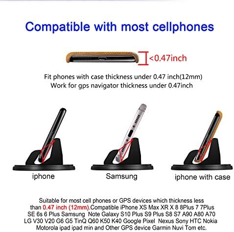 Revolutionary 360° Rotating Dashboard Phone Holder – Universal Car Mount for i Phone and Samsung Devices, Effortless Hands-Free Operation with Non-Slip Grip, Perfect for Safe Navigation and Communication on the Road – Easy Installation, Enhanced Compatibility for All Smartphone Sizes