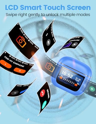 Ultimate Bluetooth 5.3 Wireless Earbuds – Experience Superior Deep Bass with 50-Hour Playtime, IPX7 Waterproof Design for Enhanced Durability, Featherlight In-Ear Fit for All-Day Comfort, Integrated Microphone for Clear Hands-Free Calling, Effortless Compatibility with i OS & Android Devices – Ideal Gift for Music Enthusiasts and Fitness Lovers