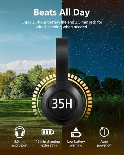 Immerse Yourself in Premium Sound with Philips H8506 Over-Ear Bluetooth Headphones | Unmatched Noise Cancellation & 60-Hour Battery Life | Ultra-Lightweight Comfort with Plush Ear Cushions | Dual Device Connectivity for Seamless Listening | Hi-Res Audio Quality in Sleek Black Finish | Perfect for Audiophiles and Everyday Use