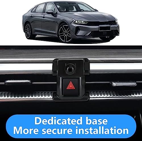 Kia K5 2021-2024 Car Phone Holder: Ultimate Gravity Slide-in Cradle for Secure Smartphone Navigation and Charging – Premium Air Vent Mount for LXS, GT-Line, EX, GT, and LX Models – Elevate Driving with 360-Degree Rotation and Hands-Free Convenience