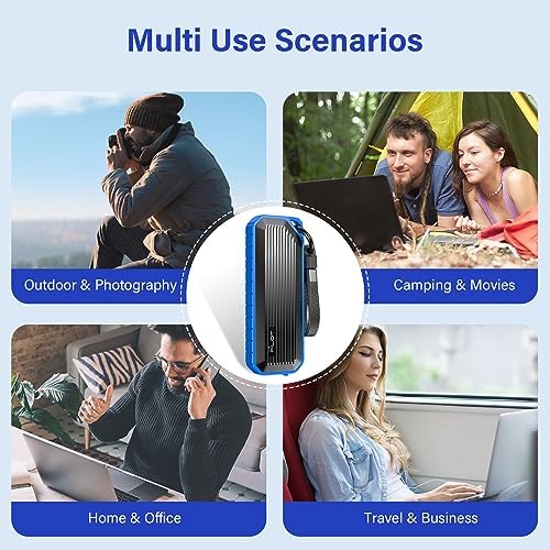 Revolutionize Your Data Transfer with the Zinc Alloy M.2 NVMe & SATA to USB C Enclosure – High-Speed SSD Reader Adapter for M Key & B+M Key PCIe 3.0 NGFF, Waterproof and Dustproof Design for 2280, 2260, 2242, 2230 SSDs – Unmatched Durability and Seamless Connectivity for Professionals and Casual Users Alike