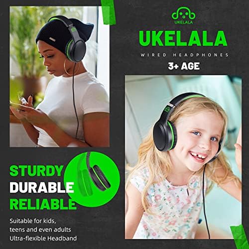 U2 Kids’ Lightweight Wired Headphones in Stylish Pink – Comfortable On-Ear Design Perfect for School, Travel, and Home | Durable, Easy-to-Use Headphones Compatible with i Pads, Tablets, and Laptops | Ideal for Young Girls and Students Seeking Engaging Audio Experience