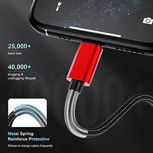 10-Foot Apple MFi Certified USB C to Lightning Charging Cable – Dual Pack High-Speed i Phone Charger for 14/13/12 Series and i Pad – Durable Long Charging Cord for Ultimate Convenience and Flexibility