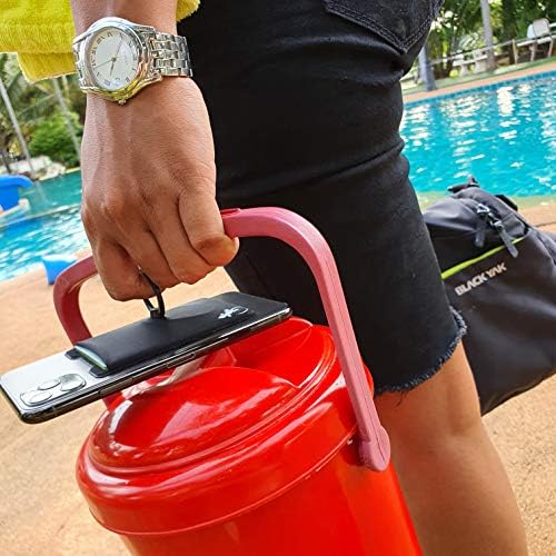 Gecko Universal Phone Ring Wallet – 360° Swivel Grip with Strong Adhesive for Credit Cards and Cash – Enhanced Stability and Comfort for Selfies, Videos, and Everyday Use – Compatible with All Cell Phone Models – Durable, Magnetic Mount Ready – Gray Finish – 90-Day Satisfaction Guarantee