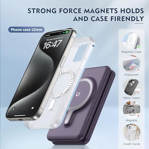 Revolutionize Your Charging Experience with the Ultimate 3-in-1 Wireless Charging Station for i Phone, Apple Watch, and Air Pods – Magnetic Foldable Design for Enhanced Portability and Fast Charging Compatibility with i Phone 16, 15, 14, 13, 12 Pro Max Plus – Effortlessly Streamline Your Tech Setup and Eliminate Cable Clutter – Durable and Stylish Solution for Home and Office Use