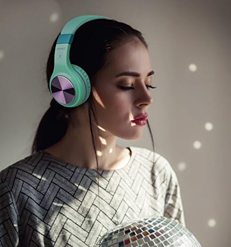 Riwbox XBT-80 Folding Bluetooth Over-Ear Headphones – Premium Wireless Audio with Built-in Microphone and Convenient Volume Control – Travel-Ready Comfort in Stylish Black and Gold for Mobile, PC, and TV Use – Perfect for Music Lovers and Professionals on the Go