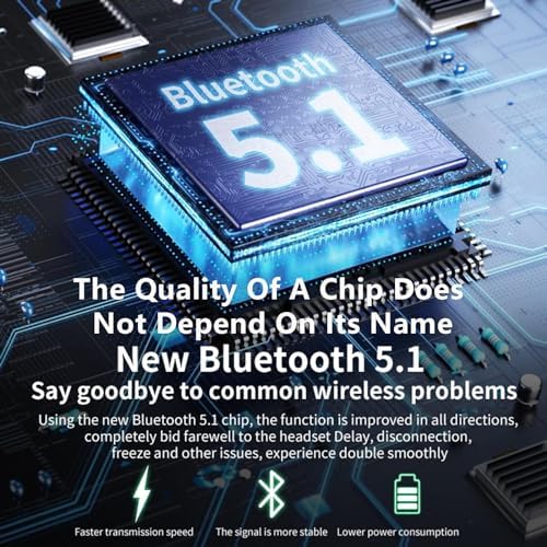 Wireless Blue Noise Cancelling Earbuds for Sleep – Advanced Active Noise Reduction Bluetooth Earphones for Ultimate Relaxation, Ergonomic Design for Comfort and Focus, Long Battery Life for Continuous Listening, Ideal for Travel and Daily Use