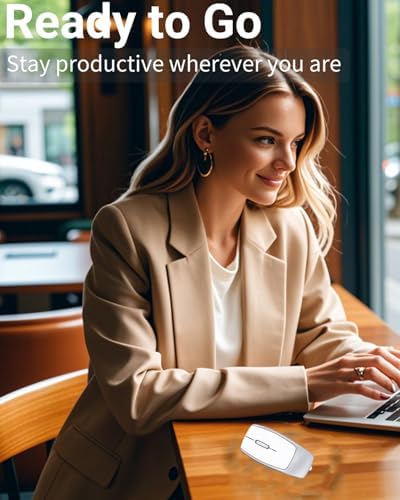 Compact Bluetooth Wireless Mini Mouse with TF Card Reader – Silent, Portable Optical Mouse for PC, Laptop, and Tablets – Ideal Travel Companion and Gift for Men, Women, and Kids – Enhance Productivity Anywhere