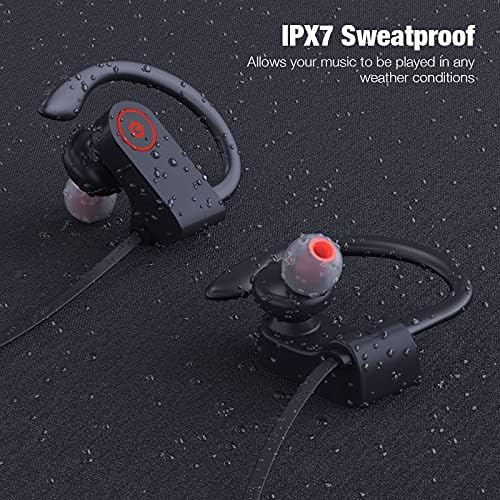 Boean Bluetooth 5.3 Wireless Earbuds – IPX7 Waterproof Running Headphones with 16 Hours Battery Life, Immersive Stereo Sound Isolation, and Enhanced Device Compatibility for Workout Enthusiasts and Active Lifestyles