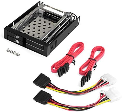 Kingwin Universal Hot Swap Mobile Rack for 2.5” & 3.5” SSD/HDD – Effortless Internal Tray-Less SATA Hard Drive Backplane Enclosure with 6 Gbps Support for SATA I/II/III & SAS I/II – Ultimate Flexibility and Enhanced Data Transfer Speed for Efficient Storage Management