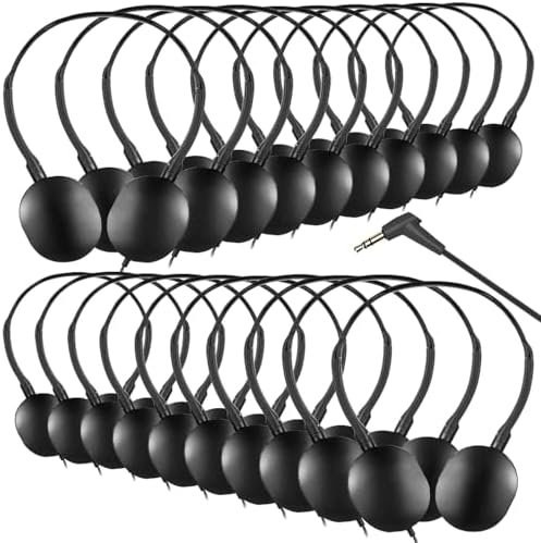 Bulk Headphones for Kids 12 Pack – Premium Wired Earphones with Superior HD Sound Quality for Classroom Learning and Play, Mixed Colors for Inclusive Use, Compatible with 3.5 mm Devices – Essential Audio Gear for Educational Environments