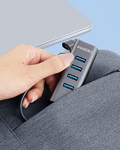 Ultimate 5-in-1 USB C Hub with 4 K HDMI & 4 USB 3.0 Ports – The Essential Multiport Adapter for Enhanced Productivity on Mac Book Pro, Mac Book Air, i Mac, i Pad, XPS & More – Seamless Connectivity, Fast Data Transfer & Travel-Friendly Design