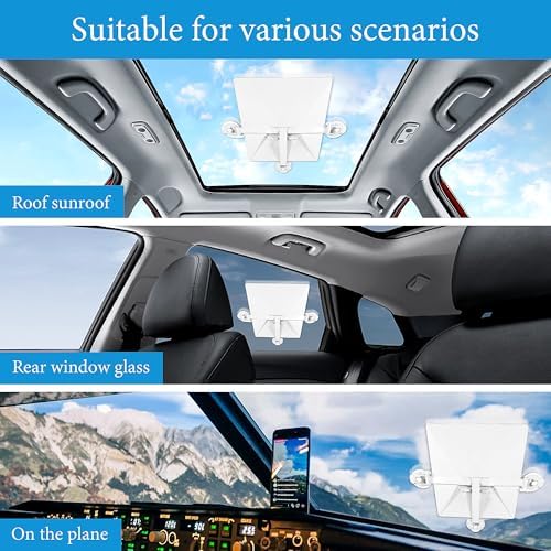 Maximize Your Mobile Connectivity with the Ultimate Portable Starlink Mini Sunroof Suction Cup Mount – Robust, Foldable Design for Car Windows and Sunroofs (Sleek Black) – Strong Suction for Unmatched Stability and Performance