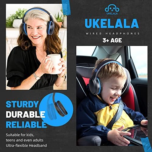 U2 Kids’ Lightweight Wired Headphones in Stylish Pink – Comfortable On-Ear Design Perfect for School, Travel, and Home | Durable, Easy-to-Use Headphones Compatible with i Pads, Tablets, and Laptops | Ideal for Young Girls and Students Seeking Engaging Audio Experience