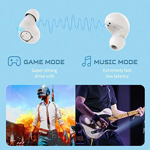 Adorable Kids’ Wireless Earbuds with Bluetooth 5.0 – Waterproof Sport Stereo Earphones for Seamless Connectivity and Enhanced Audio Experience – Perfect for Music, Gaming, and Learning on i Phone/Android – Fun, Durable Design with Noise Reduction and Built-in Mic