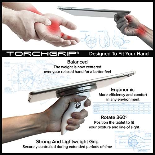 Premium Ergonomic Universal Tablet Stand – Adjustable Holder for i Pad, Samsung & More | Made in USA | Perfect for Desk, Lap, or Bed Use | Lightweight, Durable & Stylish Black Finish for Ultimate Hands-Free Comfort