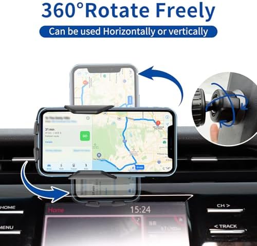 Toyota Camry Phone Mount (2021-2023) – Anti-Shake 360° Rotation Holder for All Smartphones – Effortless Navigation & Hands-Free Safety – Durable Auto Accessory with Easy Installation for Enhanced Driving Experience