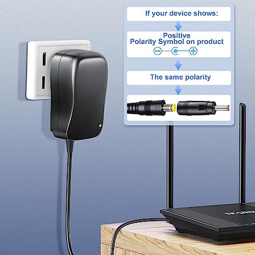 Universal 41 W AC/DC Power Adapter with 11 Interchangeable Tips – Multi-Voltage Charger for Cameras, Speakers, Humidifiers, and LED Strips – Reliable, Compact, and Safe Power Supply for All Your Devices with Short Circuit Protection