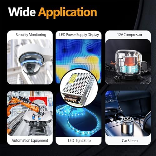 Versatile 24 V 60 W AC to DC Power Supply Adapter – High-Efficiency Converter for CCTV, RVs, LED Lighting, and Pumps – Universal Multi-Voltage Compatibility (110 V/120 V/220 V) for Consistent Performance in All Applications