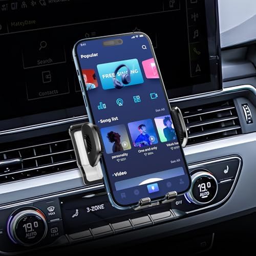 ELOHEI Custom Phone Mount for Volkswagen Golf 8 MK8 R GTI (2020-2024) – Ultimate Car Phone Holder for Enhanced Driving Experience, Quick-Release Design, 360-Degree Rotation, and Exceptional Compatibility with All Smartphone Sizes – Essential VW Golf Accessory for Navigation and Hands-Free Use